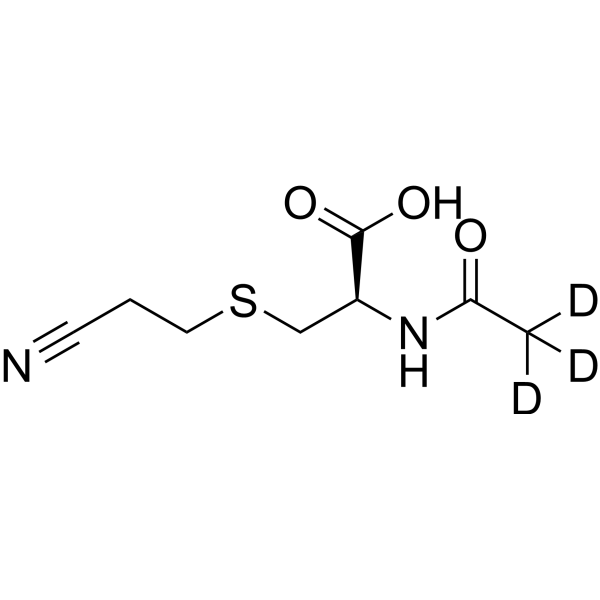 N-Acetyl-S-(2-cyanoethyl)-L-cysteine-d3 1260619-59-7